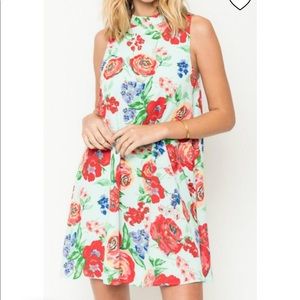 EVERLY Floral Swing Dress
